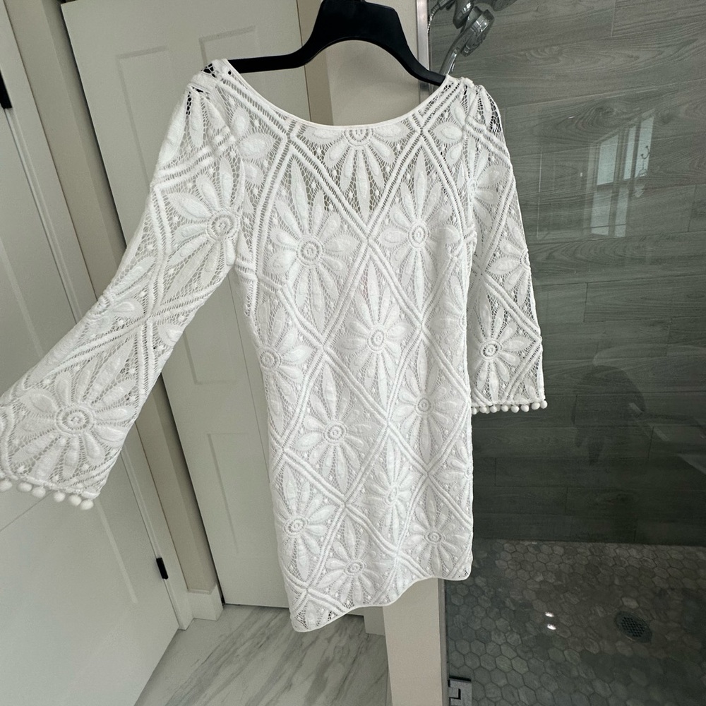 Lilly Pulitzer White Lace Dress